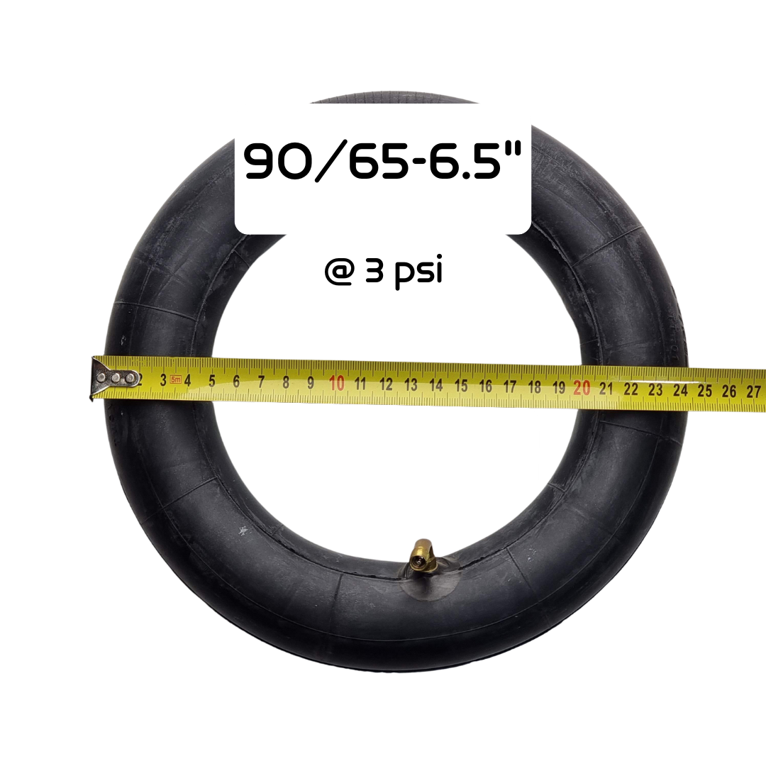 90/65-6.5 Inner Tube with 100/90 Bent Valve - Electric Scooter