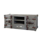 Urban Style Metallic Retro Container TV Cabinet