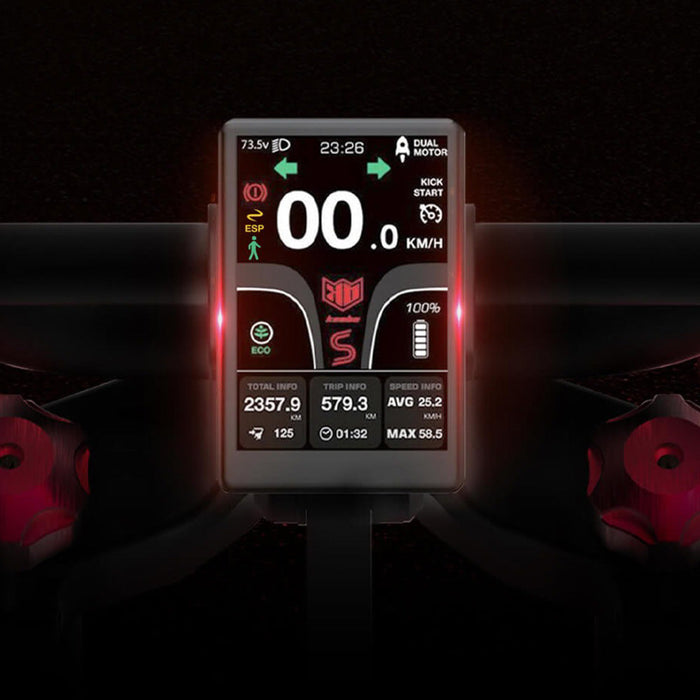 kaabo wolf king gtr max feature display
