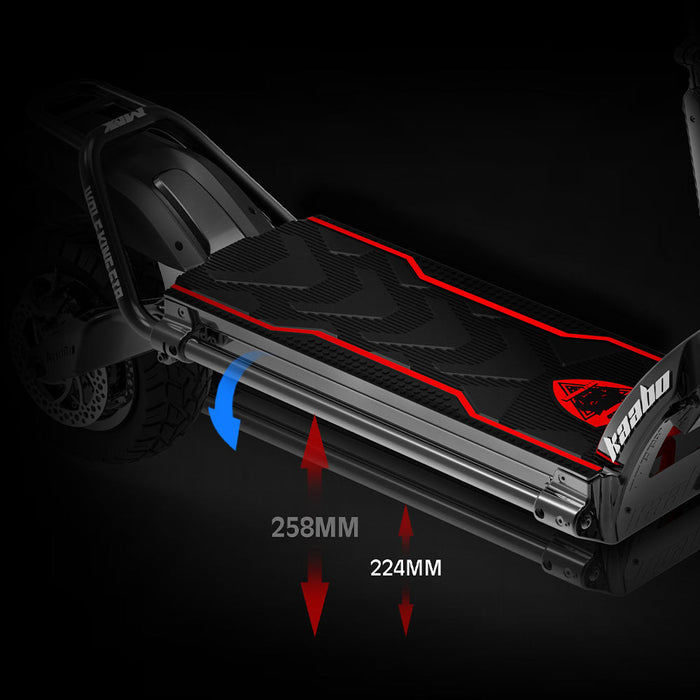 kaabo wolf king gtr max feature pedal height