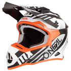 O'NEAL 2SRS full-face helmet | Black / White / Orange