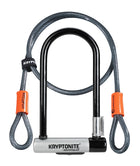 Kryptonite Kryptolok Series 2 U-Lock with Kryptoflex Cable and Bracket
