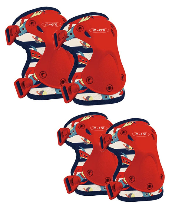 Micro Kids Knee Elbow Pads Pattern - Size Small