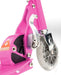 Close up of wheel on Micro Sprite Kids Scooter in Pink